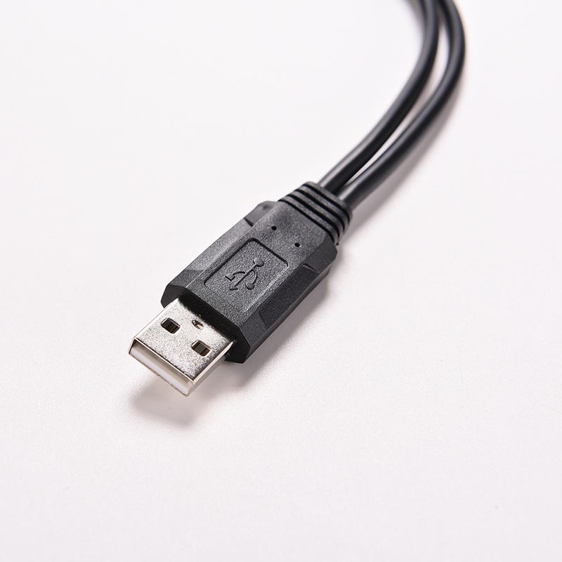 {LUCKID}USB 2.0 A Male To 2 Dual USB Female Jack Y Splitter Hub Power Cord Adapter Cable