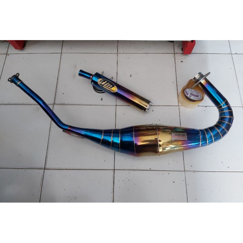 KNALPOT NINJA RJM COBRA TWO TONE