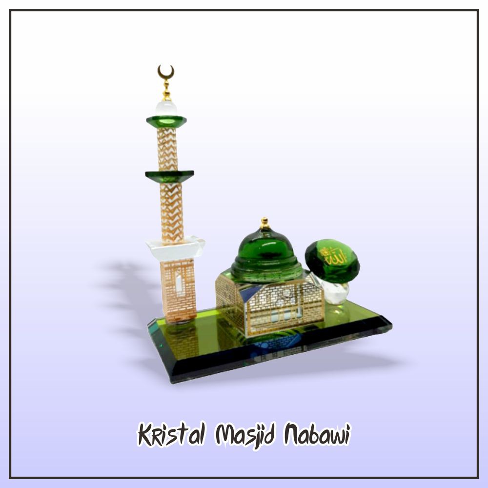 Miniatur Kristal Masjid Nabawi Terbaru