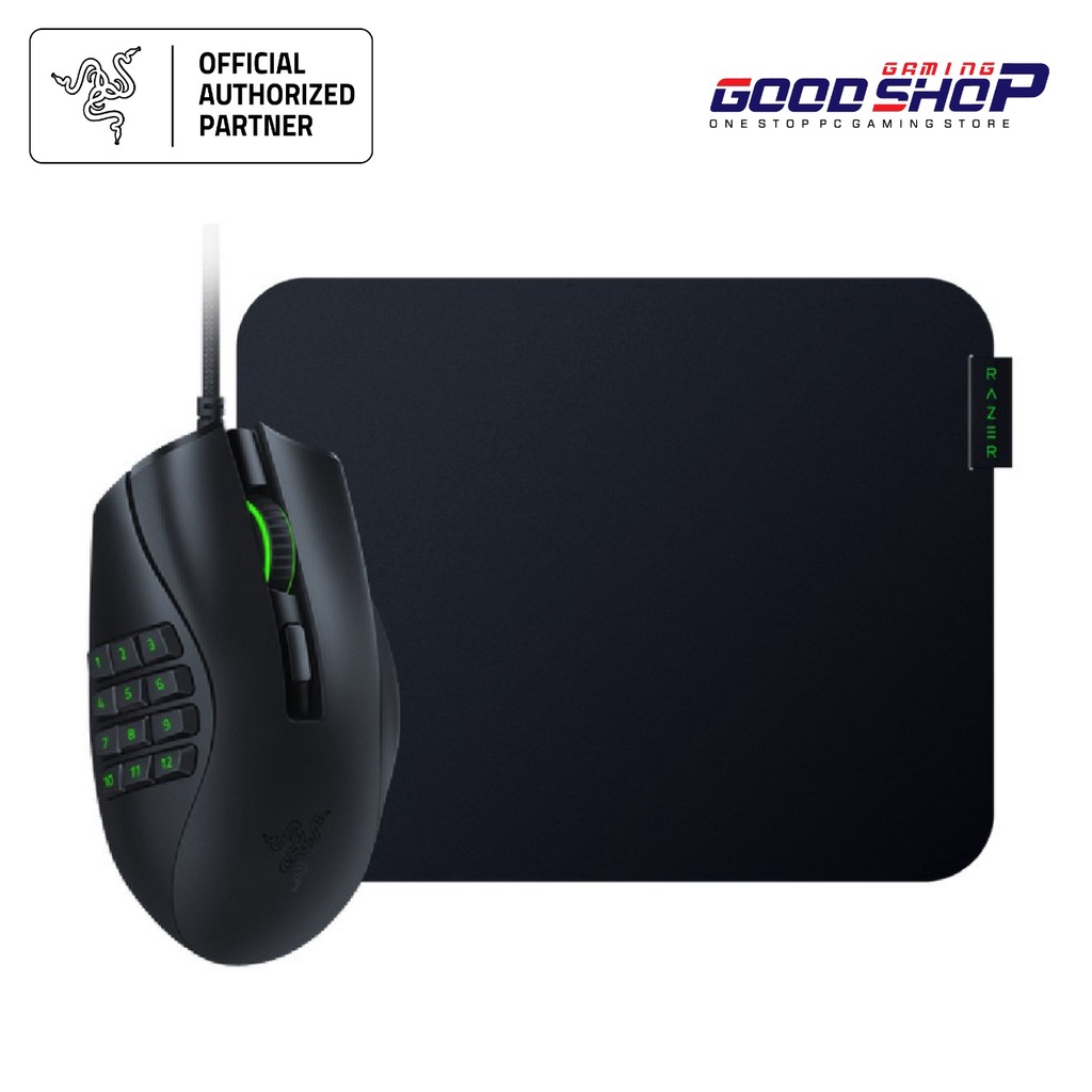 Razer Naga X &amp; Razer Sphex V3 Small – Gaming Mouse &amp; Mat Bundle