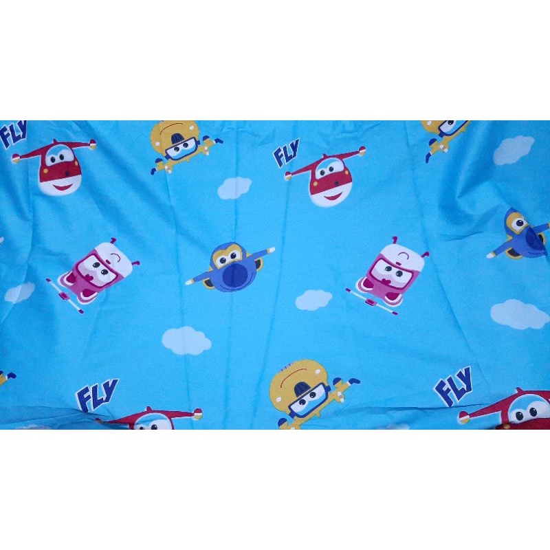 kain sprei meteran katun jepang pesawat
