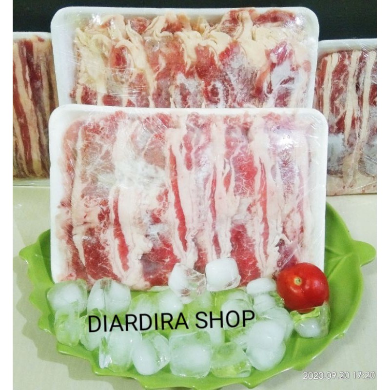 

US Shortplate Beef Slice 500gr seperti YOSHINOYA,KINTAN,SHABURI