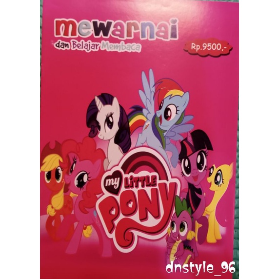 

Buku mewarnai anak Littlepony/Kudapony
