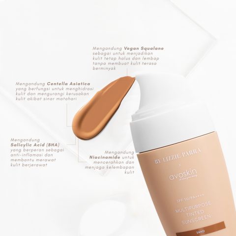 BLP X Avoskin Multipurpose Tinted Sunscreen 30 gr - Sand