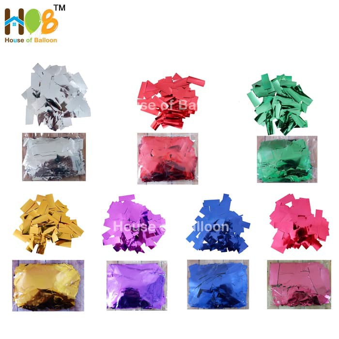 Confetti Foil Kotak Tabur 100g