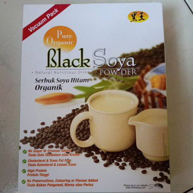 Organic black soya milk / soy milk powder hei hwang