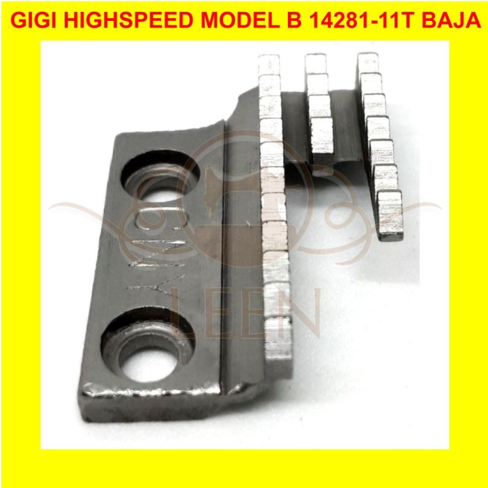 Gigi B Mesin Jahit High Speed 12481-11T CNY Baja Industri 3 Baris LEEN