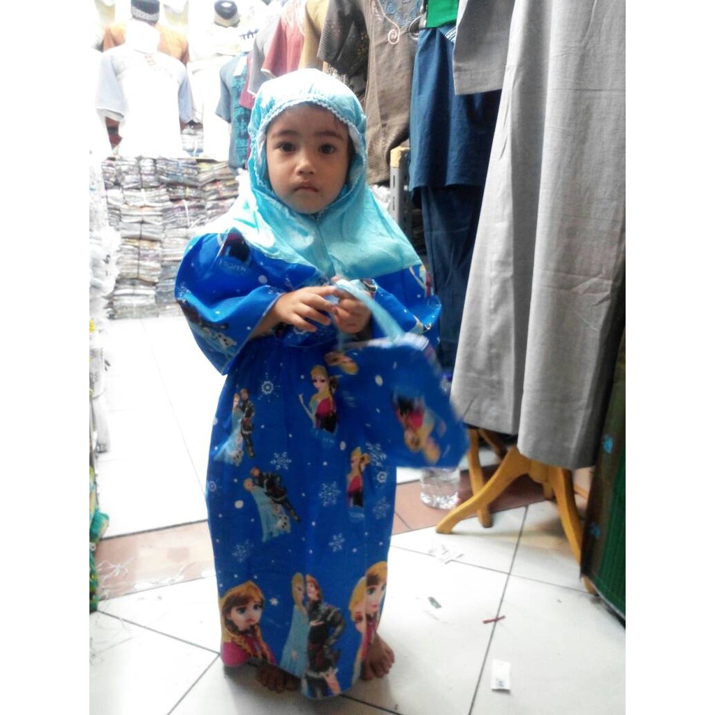 mukena frozen paud 2-5 th