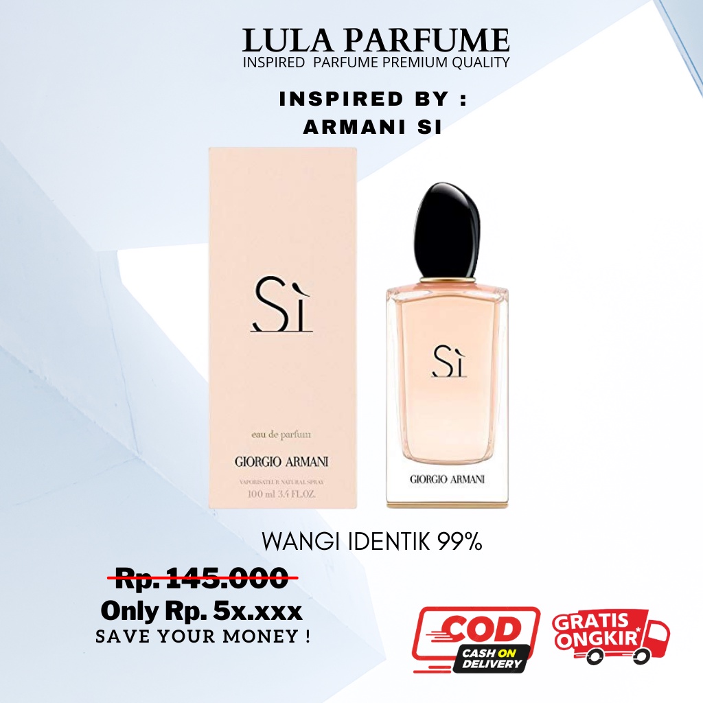 PARFUM ARMANI SI PREMIUM Inspired By LulaParfume - Parfum Wanita Wangi Tahan Lama inspired parfum , parfum murah , parfum wanita murah , savin parfum, hmns, onix , jayrosse, In parfum , parfum bandung, heroes parfum, la paris parfum