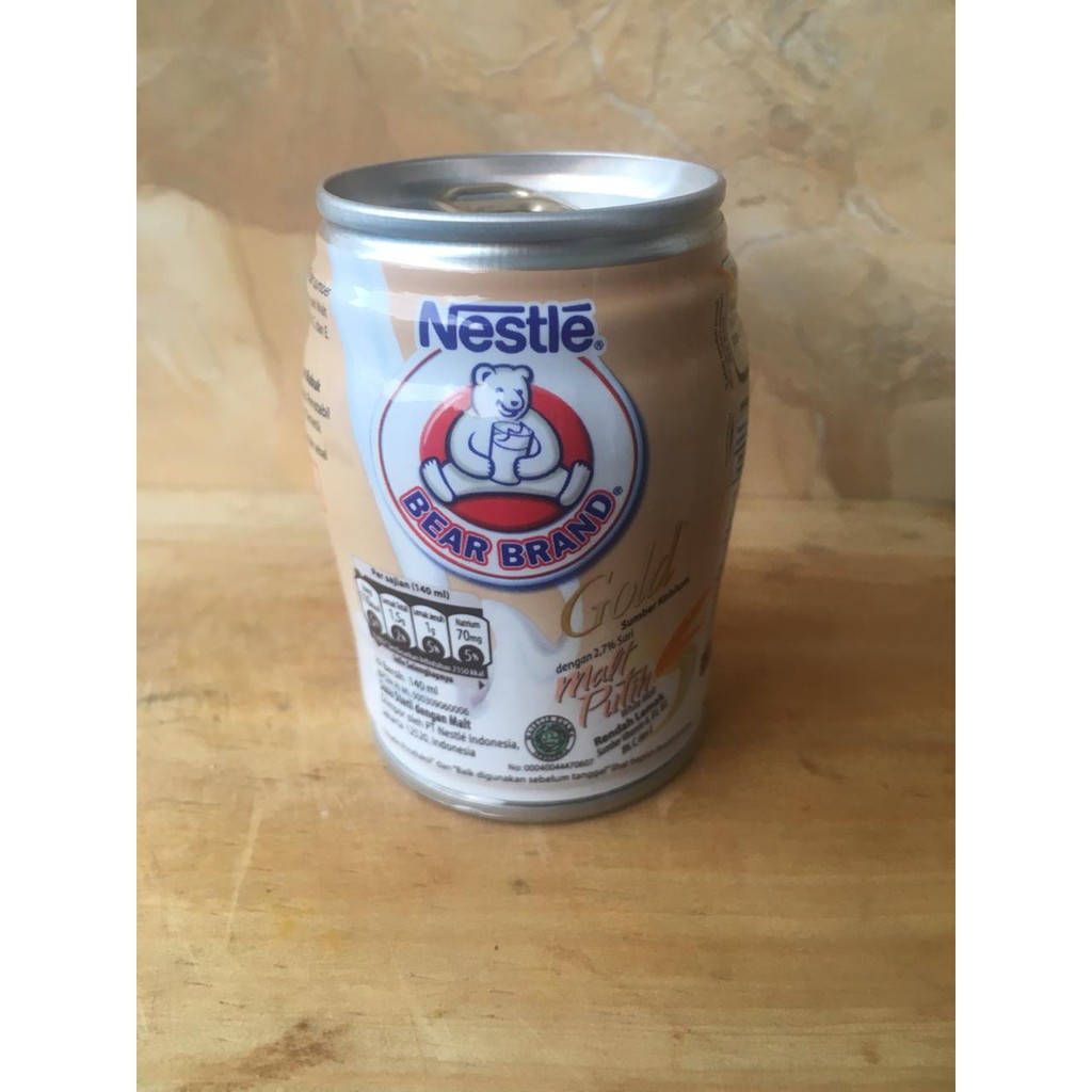 BEAR BRAND WHITE MALT / Malt Putih / Susu Beruang Nestle 140 ml Depok