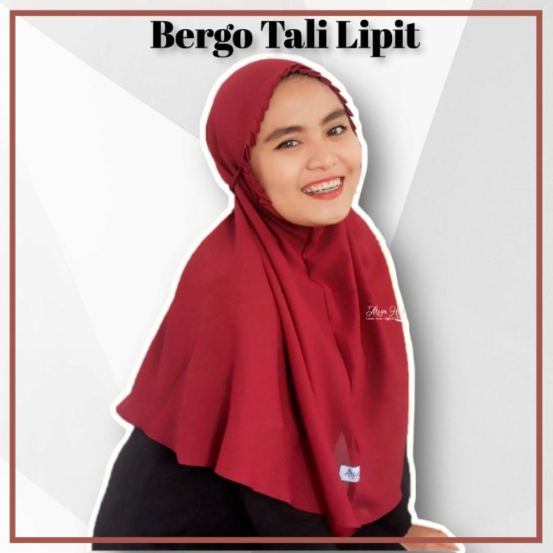 Arsya Hijab|| Bergo Lipit Hijab Simple