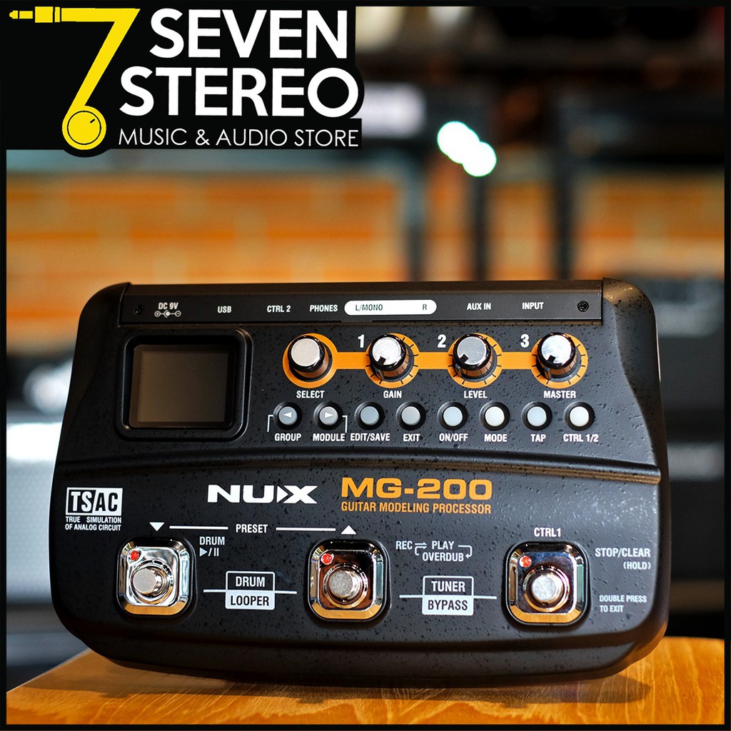 Nux MG-200 Guitar Modelling Processor - Digital FX