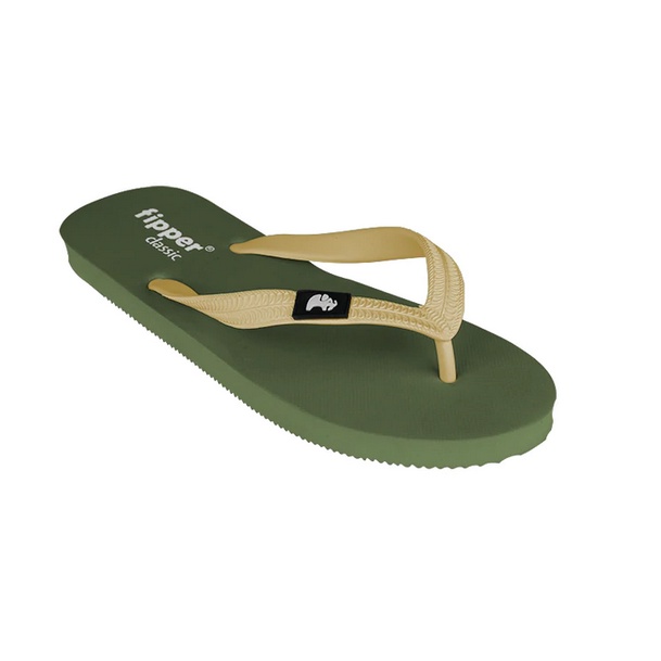 Sandal Fipper Classic Green Army Khakis Original