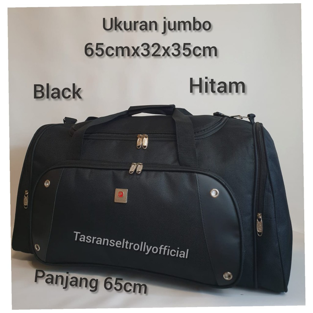 Tas Pakaian Travel Bag Polo Interclub 65cmx32x35cm ukuran Jumbo original.