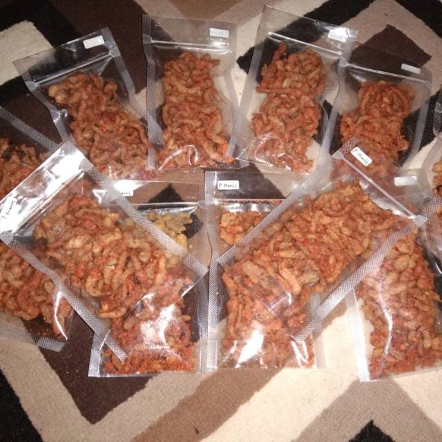 

Kripik usus ayam ( extra pedas )COD/bayar di tempat netto: 55 gram