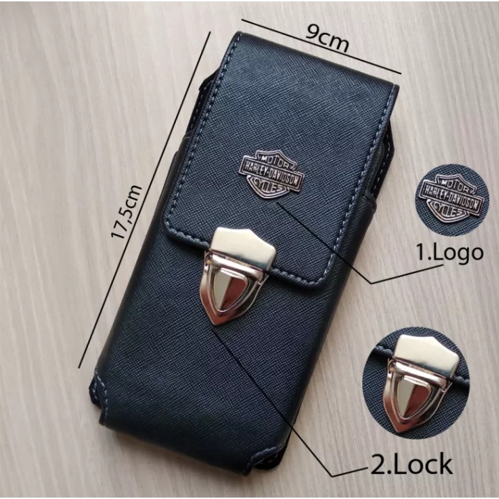 DOMPET HP PRIA UKURAN MAXIMAL 6,5 INCI 1 SLOT KULIT SINTETIS  SARUNG HP PRIA TERLARIS  CIVA ACCESSORIES