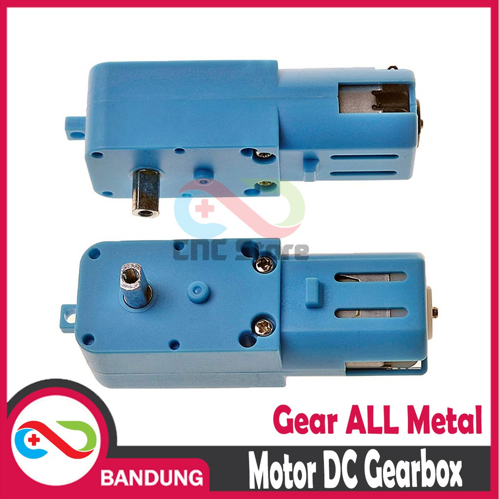 MOTOR DC GEARBOX METAL GEAR TT MOTOR SINGLE SHAFT ALL METAL