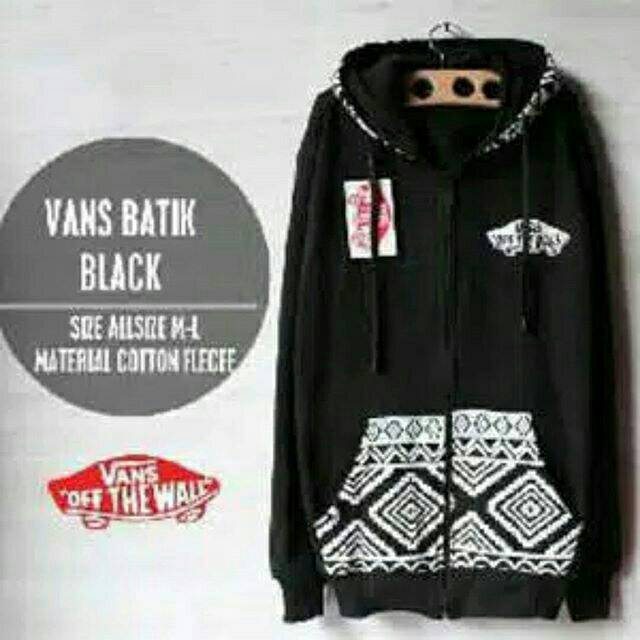 HOODIE VANS BATIK BLACK