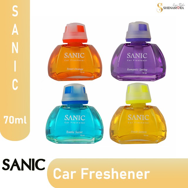 SANIC CRYSTAL CAR FRESHENER / PENGHARUM MOBIL DAN RUANGAN - 70 ML