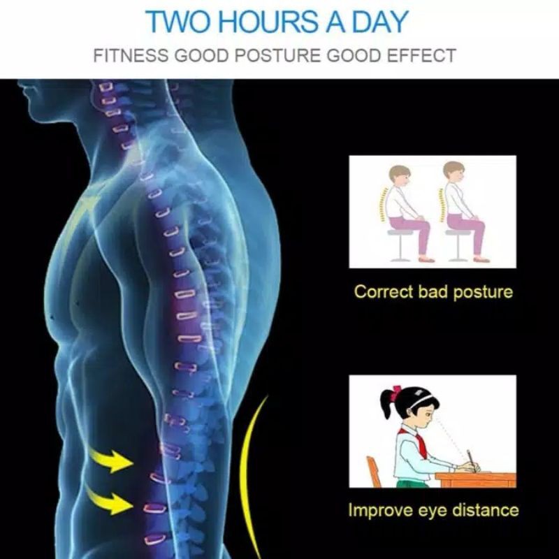 Penyangga Punggung PRIA WANITA ANAK Magnetik Penegak Badan Bungkuk Tulang Belakang posture corrector