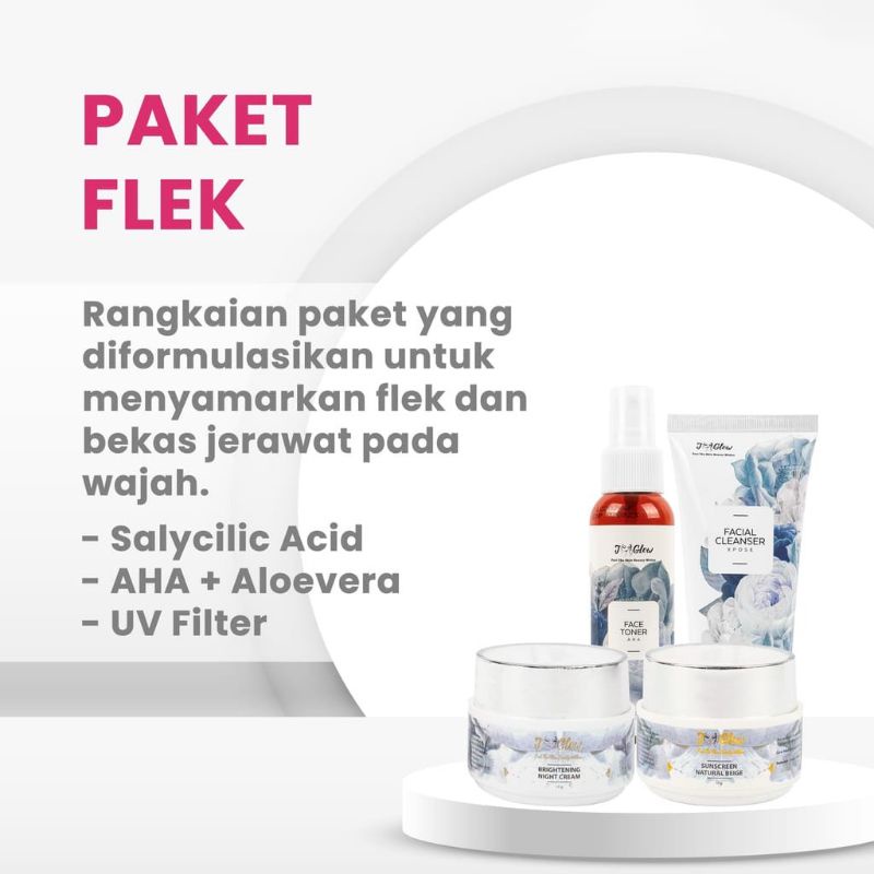 Skincare Jglow Paket Flek