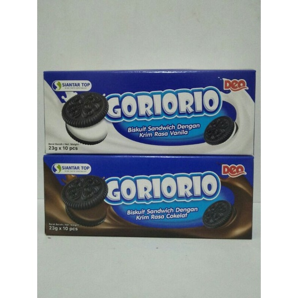 Biskuit GORIORIO box isi 10pcs @ 23gr