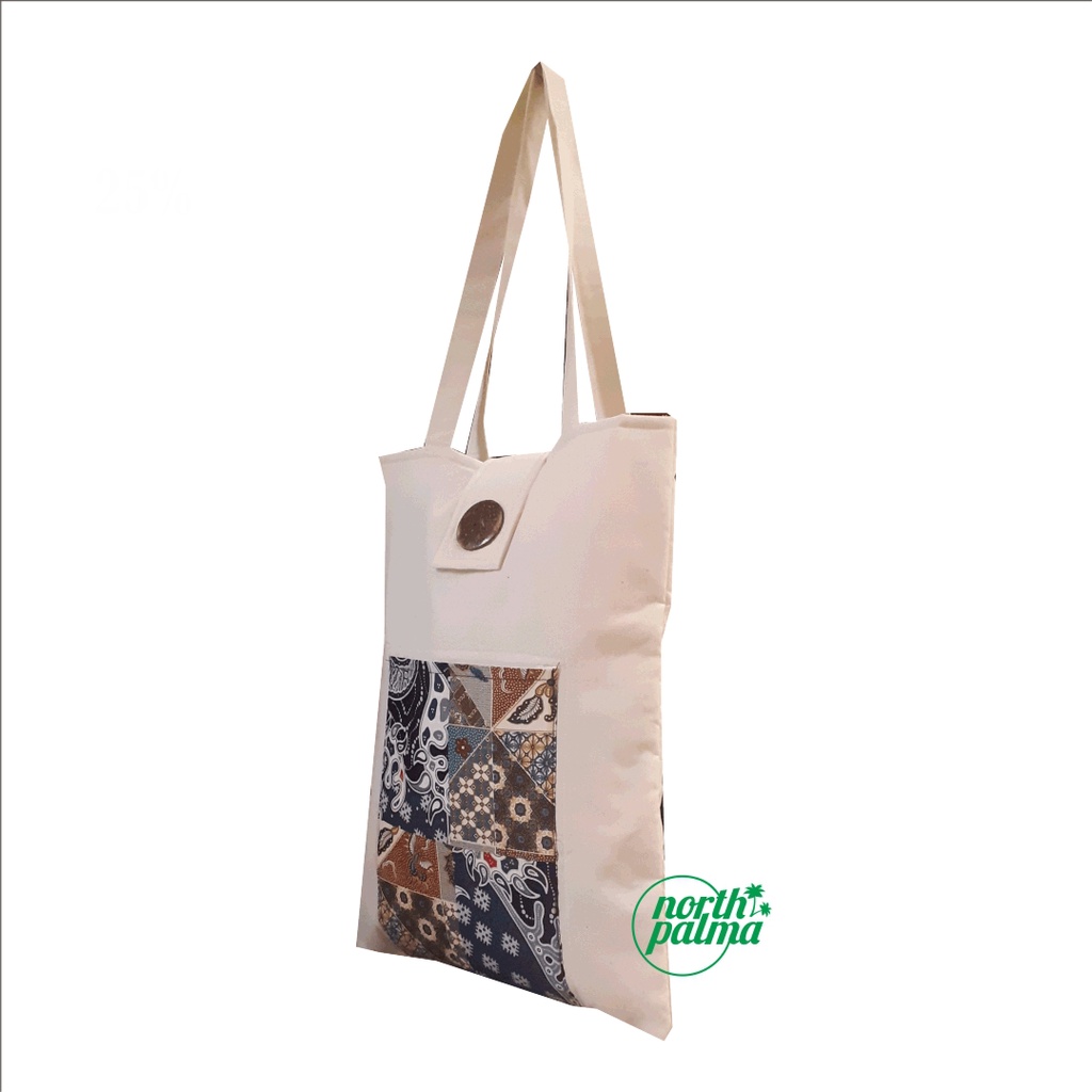 TAS TOTE BAG GOODIE BAG KAIN BATIK ETNIK ELEGAN