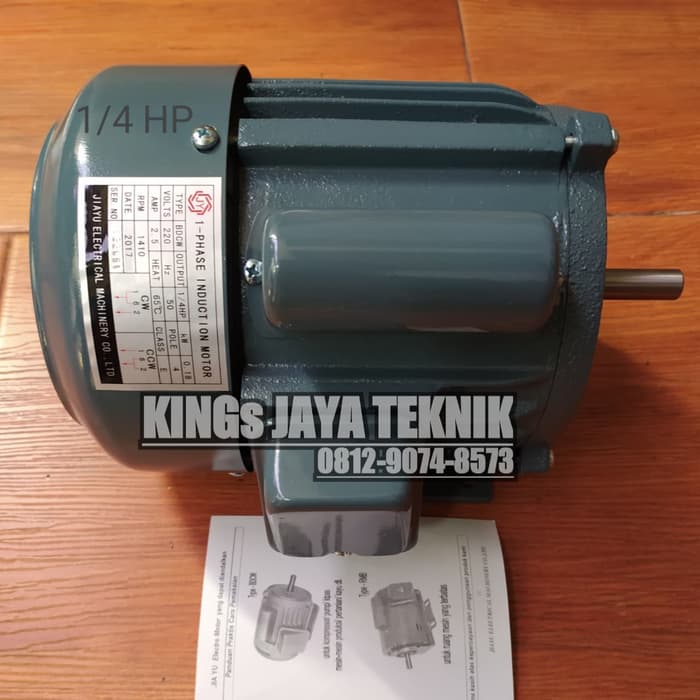 DINAMO MESIN PENGGERAK JI AYU 1/4 HP MADE IN TAIWAN