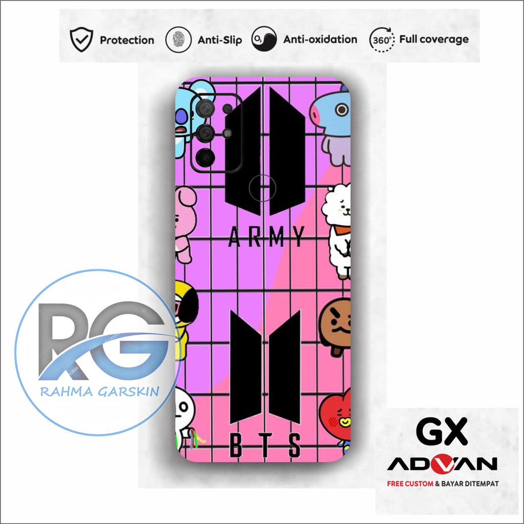 GARSKIN HP ADVAN GX MOTIF PINKY - DAPAT 2PCS