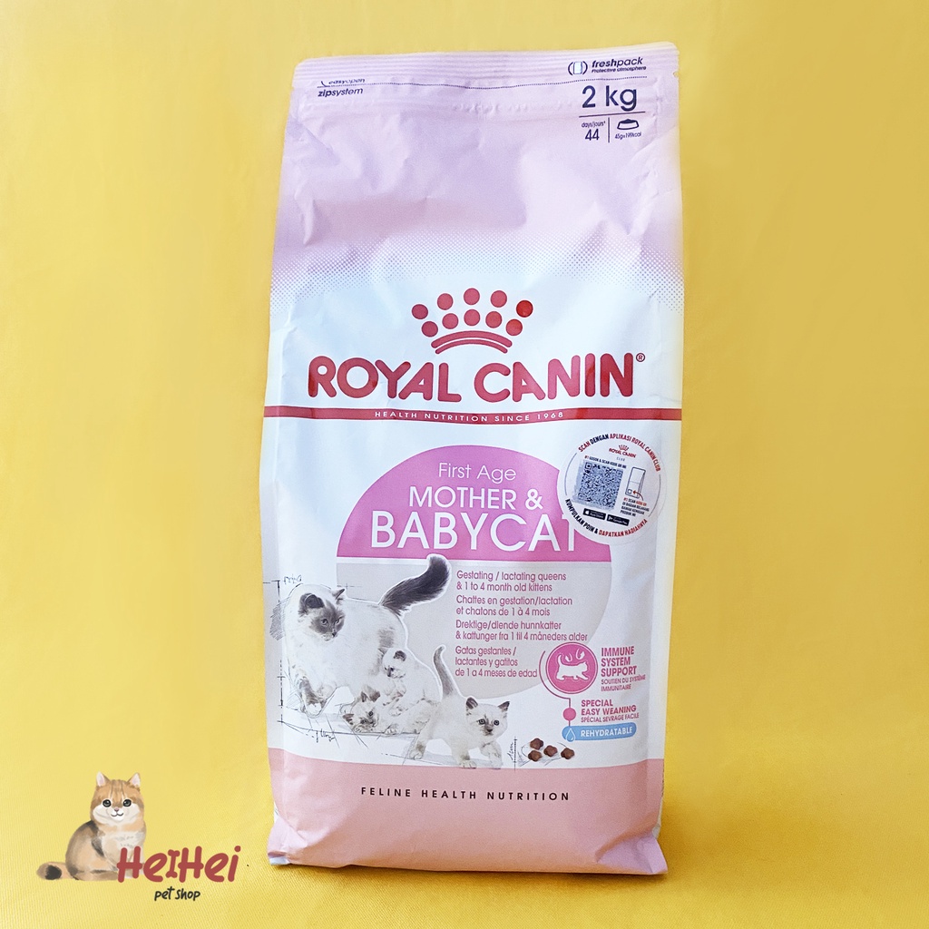 Royal Canin Mother &amp; Babycat Stage 2 Dryfood 2 kg - Makanan Induk Kucing &amp; Bayi Kucing Makanan Kucing Hamil, Menyusui, Melahirkan