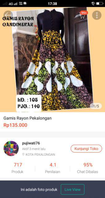 Oneset Tiedye Batik Pekalongan