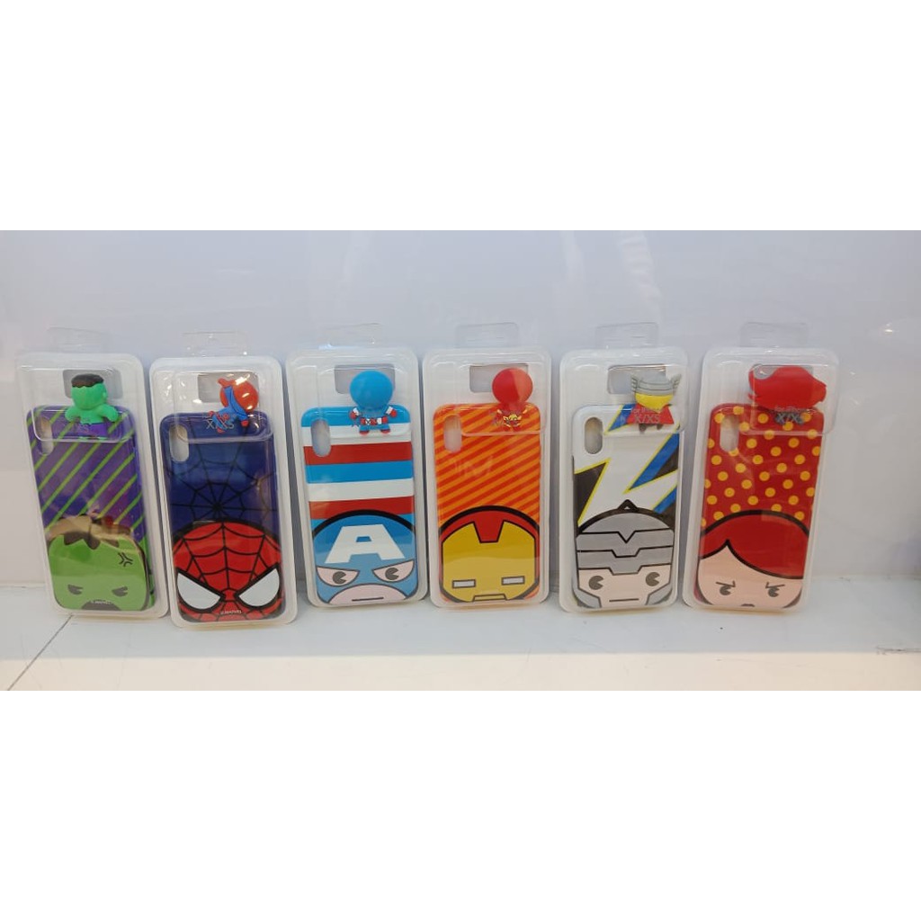 MINISO x MARVEL 6WRN. iPhone X/XS CASE SUPERHERO. CASING iPHONE miniso
