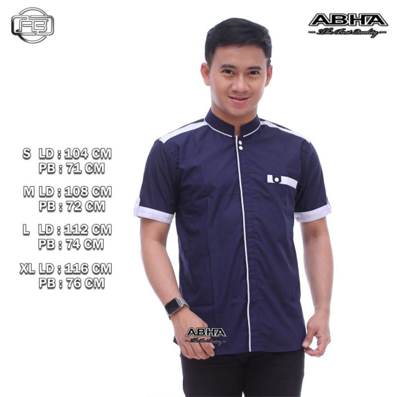 baju Koko Gus Azmi terbaru variasi lengan pendek