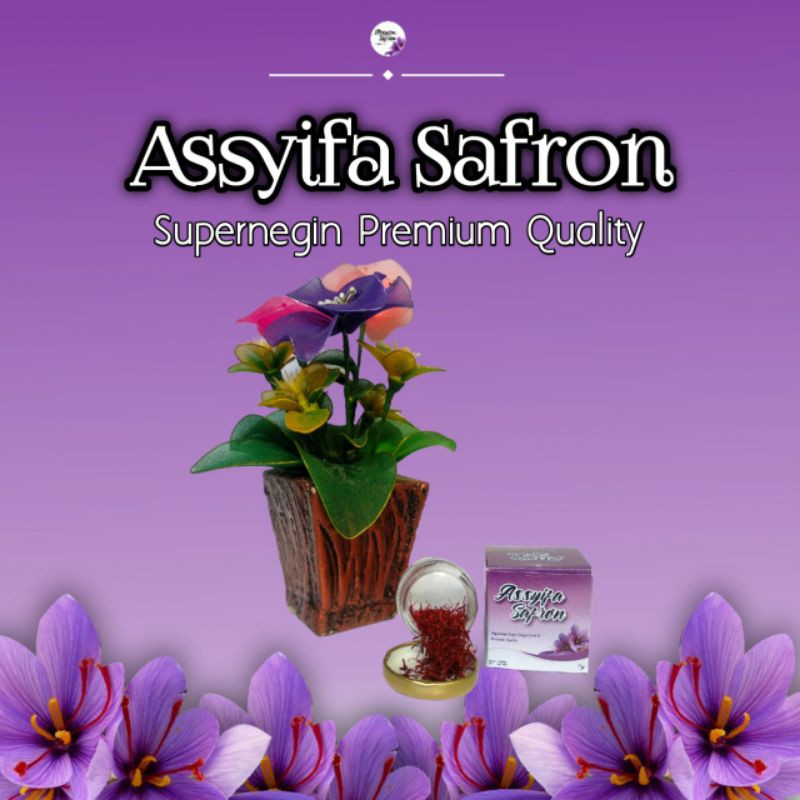 

Assyifa Saffron Afghanistan Super Negin Grade 1 Premium Quality
