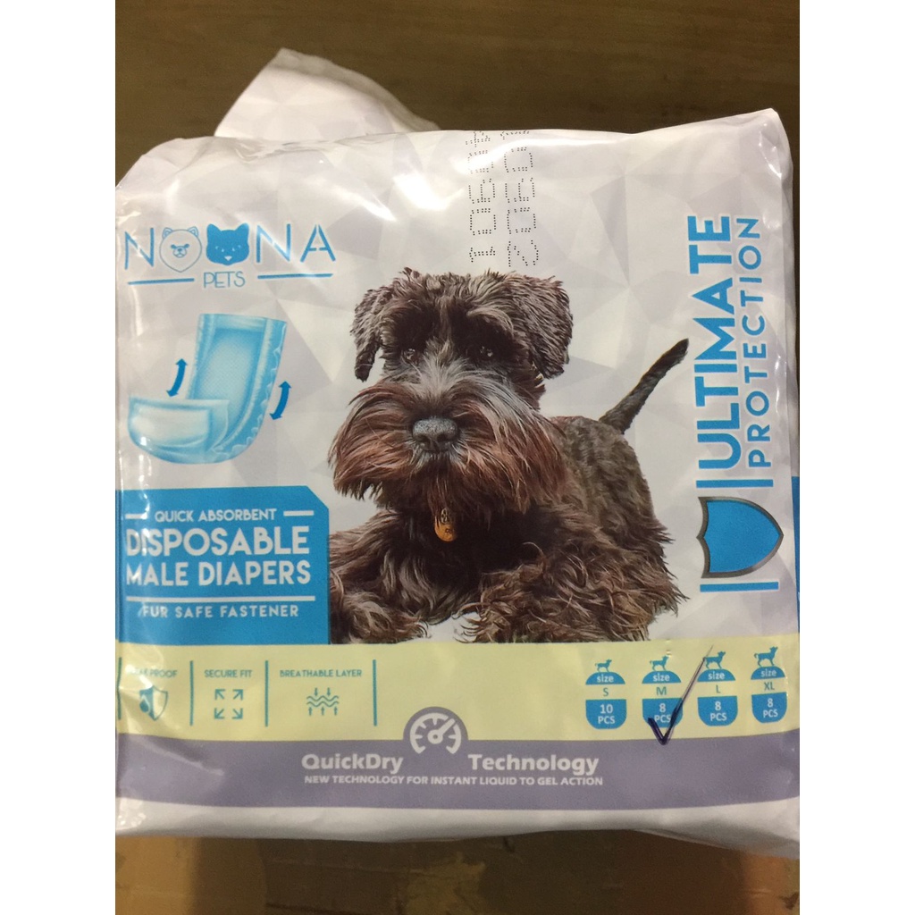 Noona PetS MALE Disposable Dog Diaper Pamper Popok KHUSUS Anjing JANTAN