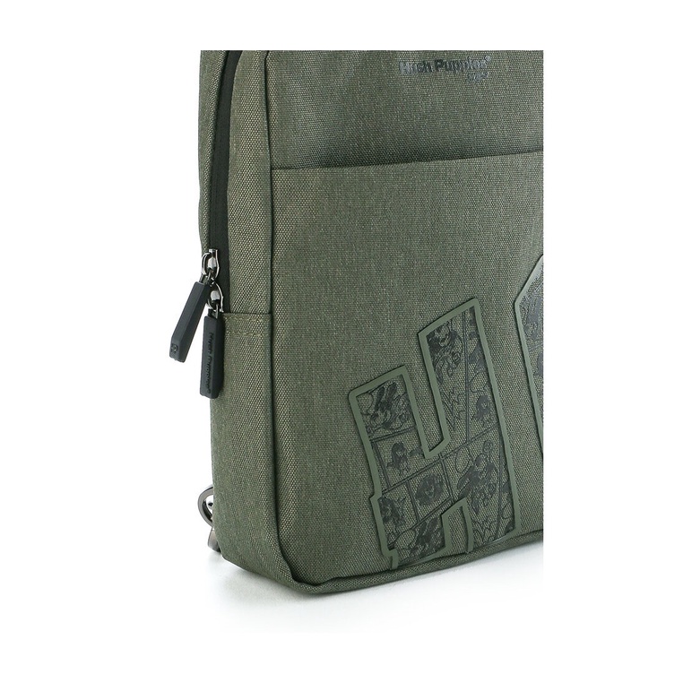 TAS SELEMPANG DADA/BADAN PRIA HUSH PUPPIES SLING CHEST/BODY BAG ORIGINAL HIJAU GREEN HM046