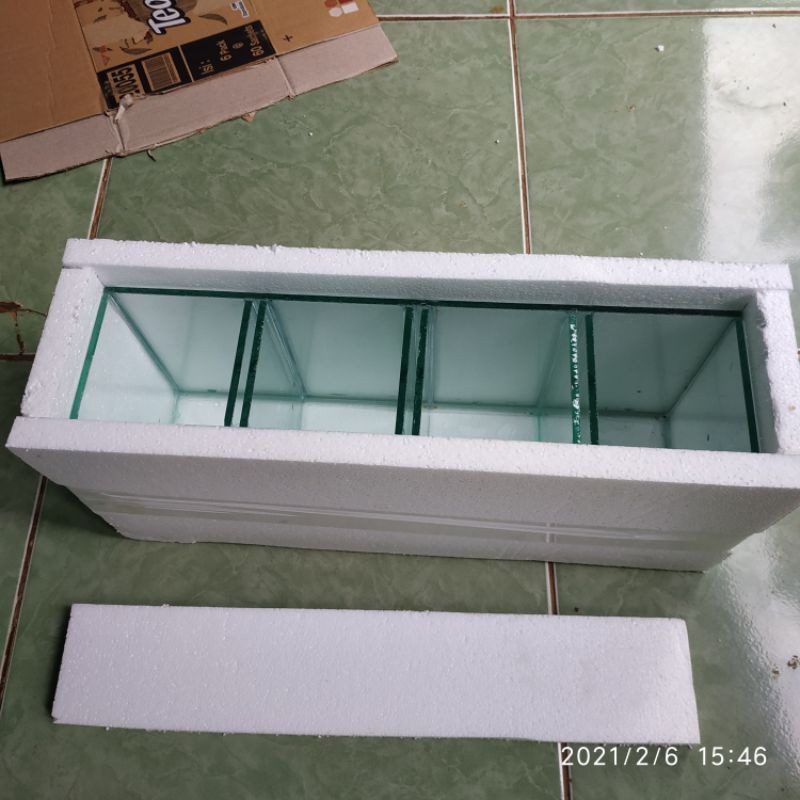 soliter sekat 4 soliter ikan cupang aquarium ikan cupang kamar 4