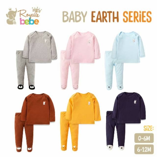 Royale bebe baby pajamas - earth series