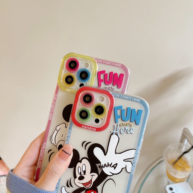 Soft Case Silikon Motif Kartun Menari Untuk IPhone 12 13 11 Pro Max X Xs Max Xr Twmq