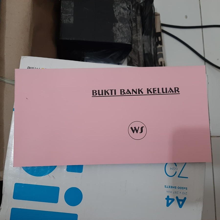 

Buku bukti bank keluar 1/3 folio rangkap 2 (47 set)