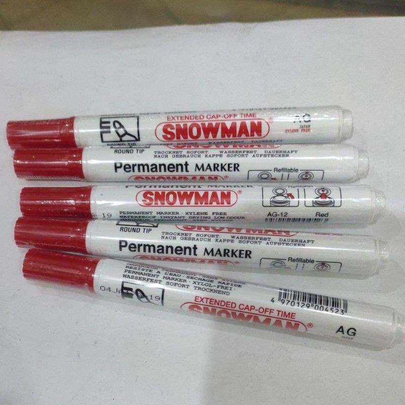 

Spidol permanen AG12 snowman anti luntur permanent marker