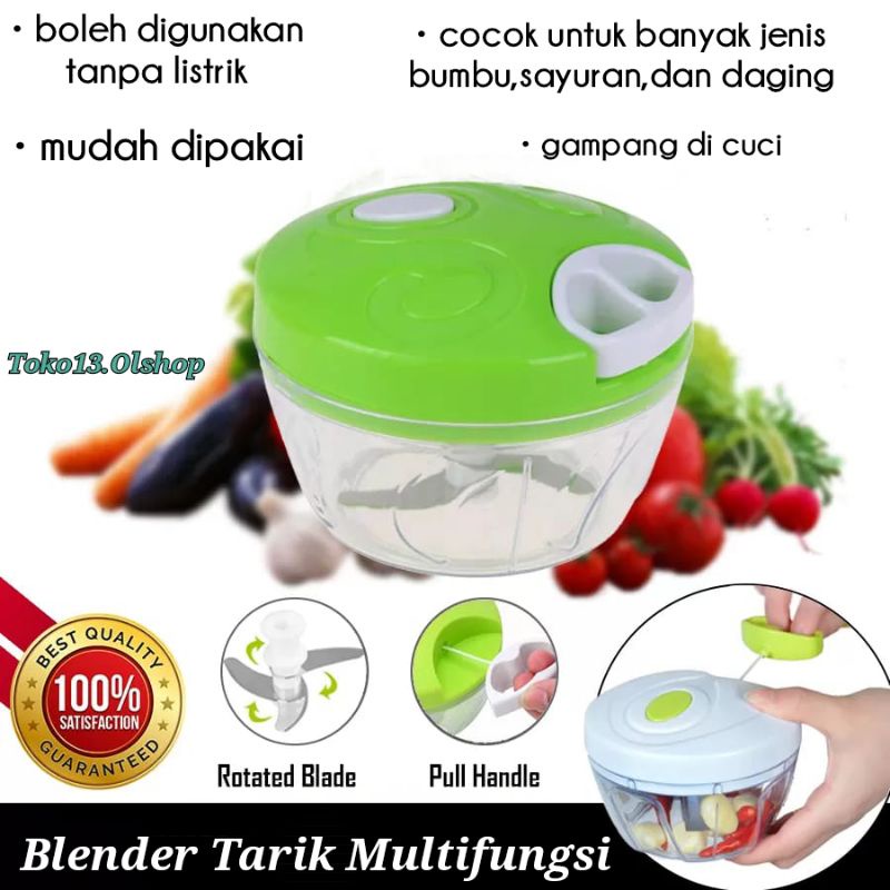 Mini Food Chopper / Blender Tarik Tangan Manual / Speedy Chopper⭐ Toko13 ⭐