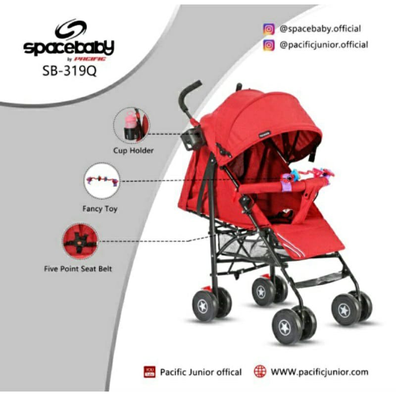 Spacebay Stroller (SB319Q) - Kereta Dorong