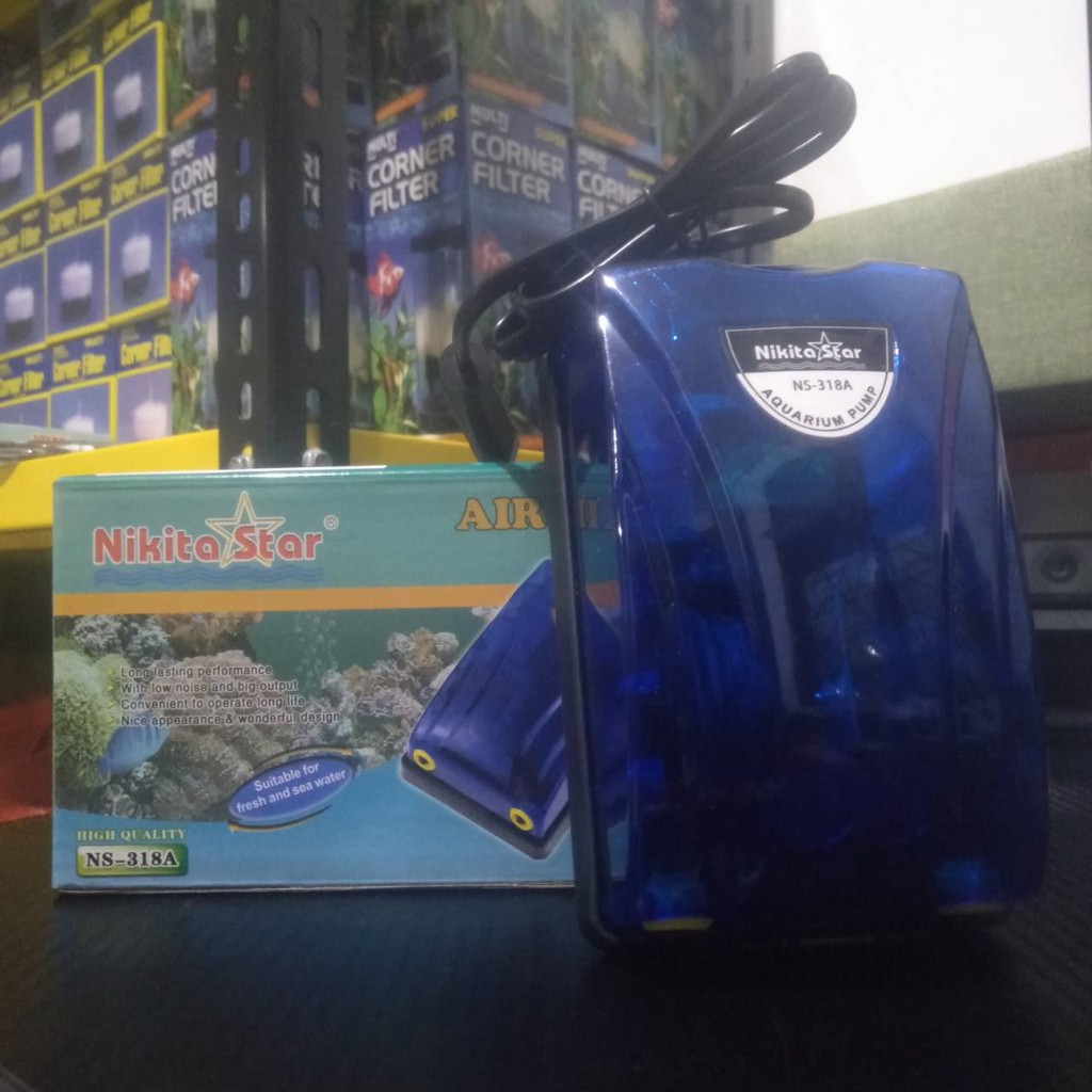 NS-318A NIKITA STAR AQUARIUM WATERPUMP 2 LUBANG