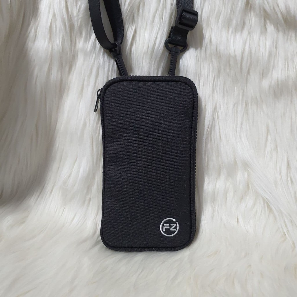 Dompet FZ Hanging Wallet HP Kartu Koin Dan Uang Gantung Leher Selempang Pria Wanita Serbaguna