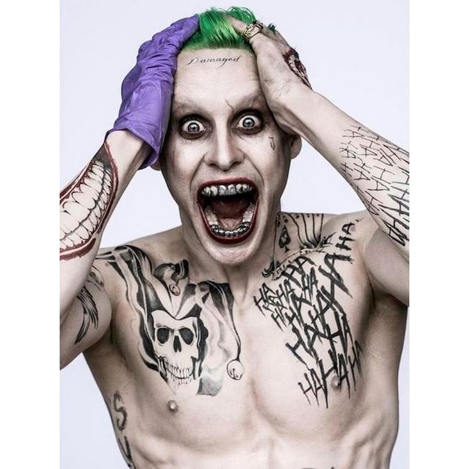 Tato temporer Joker jared letto fullset cosplay