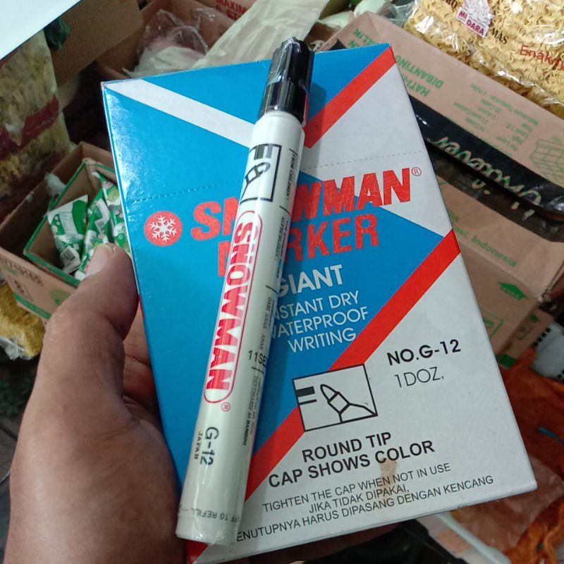 

SNOWMAN MARKER PERMANEN SPIDOL BESAR