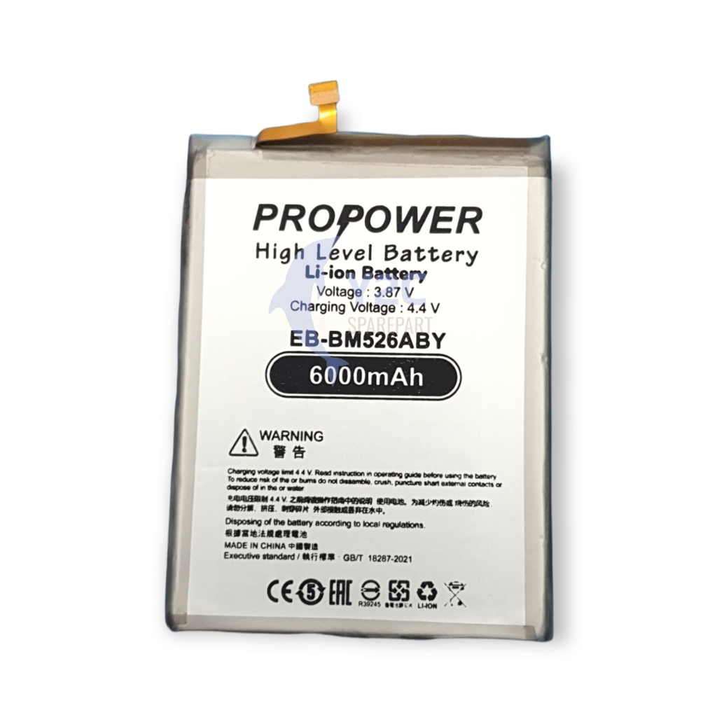 BATERAI SAMSUNG GALAXY A23 / A73 5G / EB-BM526ABY DOUBLE POWER PROPOWER / BATREI BATRAI BATRE BATERE