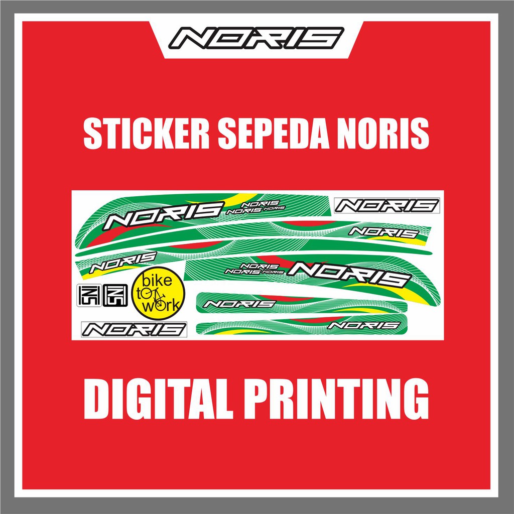 STICKER SEPEDA NORIS 02