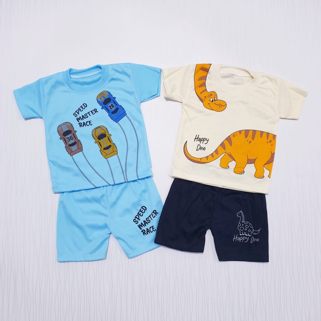 Baju Baby Gracia - 2 Pcs Setelan Anak Bayi Motif dan Warna Random